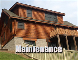  Hampton City, Virginia Log Home Maintenance
