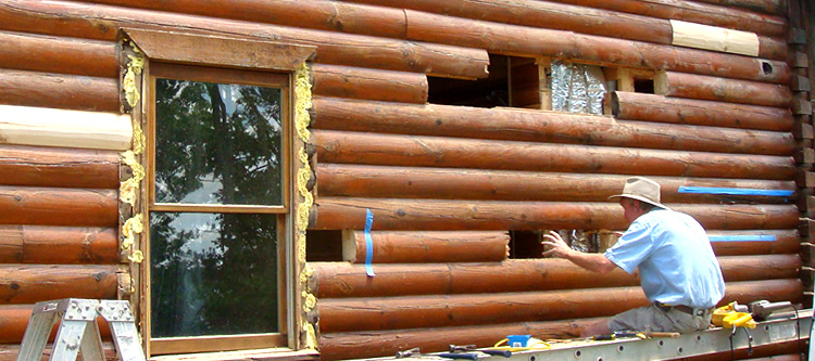 Log Home Repair Hampton, Virginia